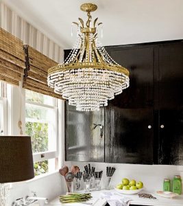 Choosing the perfect chandelier for your kitchen